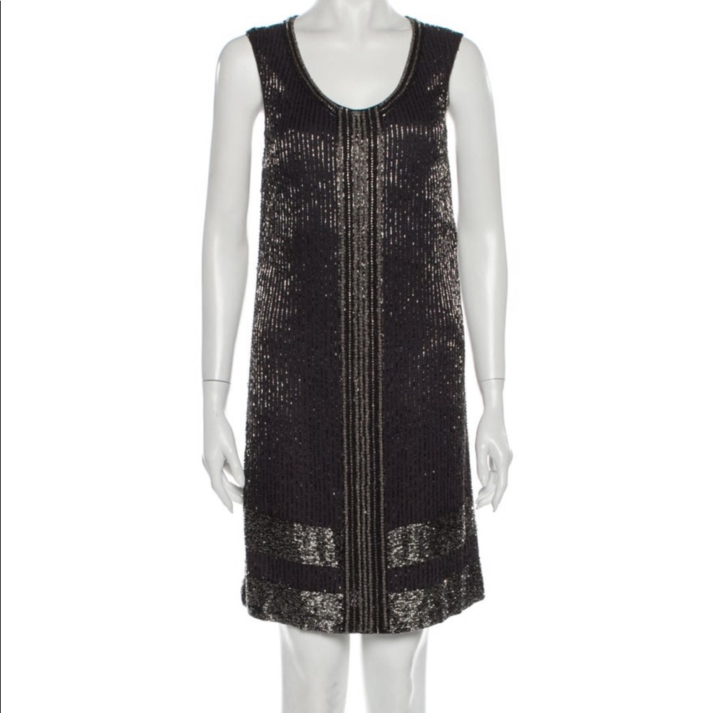 AllSaints beaded shift dress